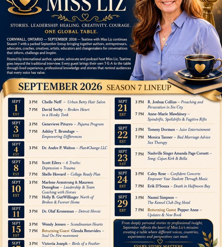 Teatime With Miss Liz Brings Its Most Personal September Yet
