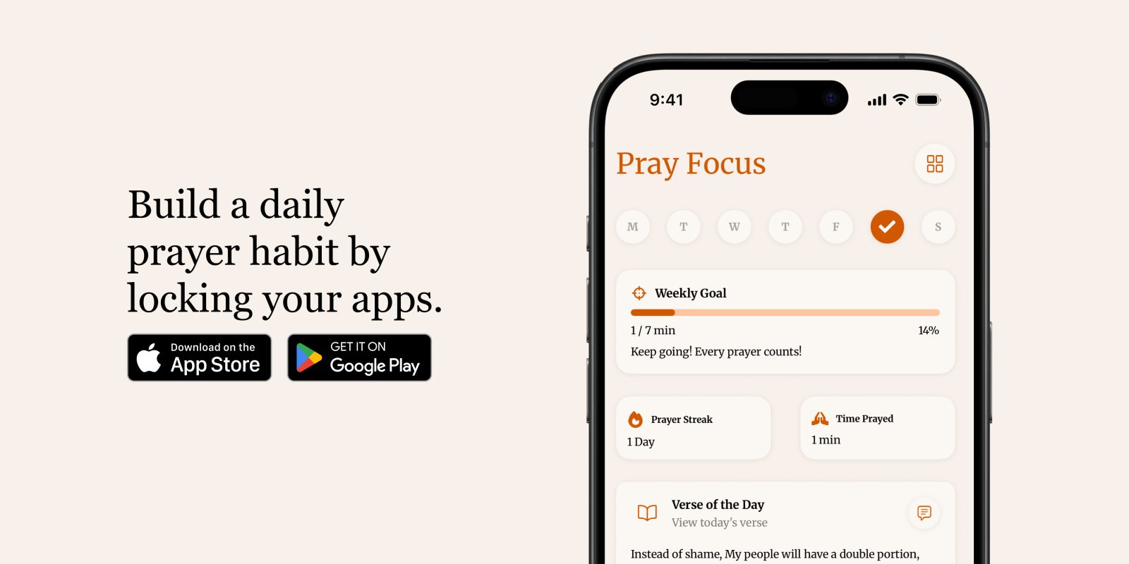 Pray Focus Locks Instagram and Tiktok Until You Pray, Now on iOS and Android